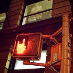 Stop sign in NYC, NY by Chris