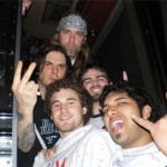 Justin, Mischa, Zaquir + Phil Anselmo + Rex Brown from Pantera, in Vancouver