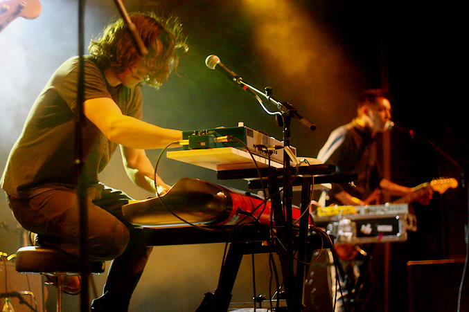 Spencer and Dan, Wolf Parade, pic by Mikala Taylor/backstagerider.com