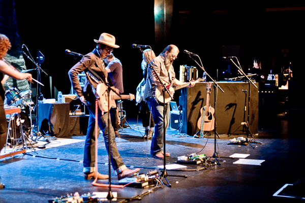 Chris Masterson and Steve Earle, pic by Brittney Kwasney/brightphoto.ca