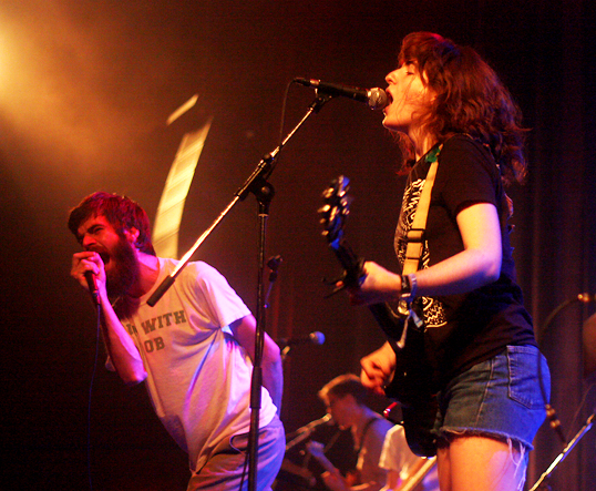 Patrick Stickles/Amy Klein, Titus Andronicus, pic by Mikala Taylor/backstagerider.com