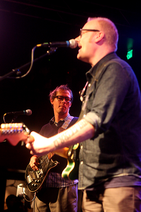Scrap and Mike Doughty, pic by Mikala Taylor/backstagerider.com