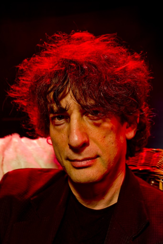 Neil Gaiman, pic by Wayne Höecherl for backstagerider.com