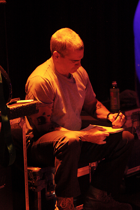 Henry Rollins, pic by Mikala Taylor/backstagerider.com