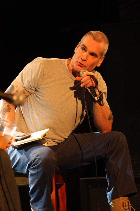 Henry Rollins, pic by Mikala Taylor/backstagerider.com