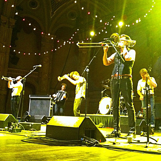 Beirut, iPhone pic by Mikala Taylor/backstagerider.com