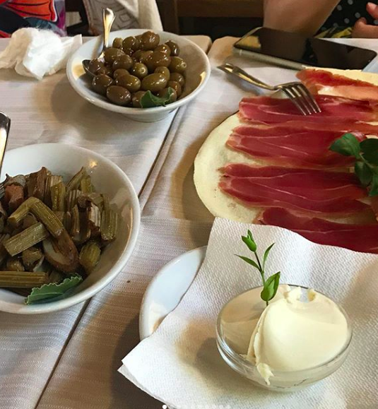 Food in Sardinia, photo by Mikala Folb